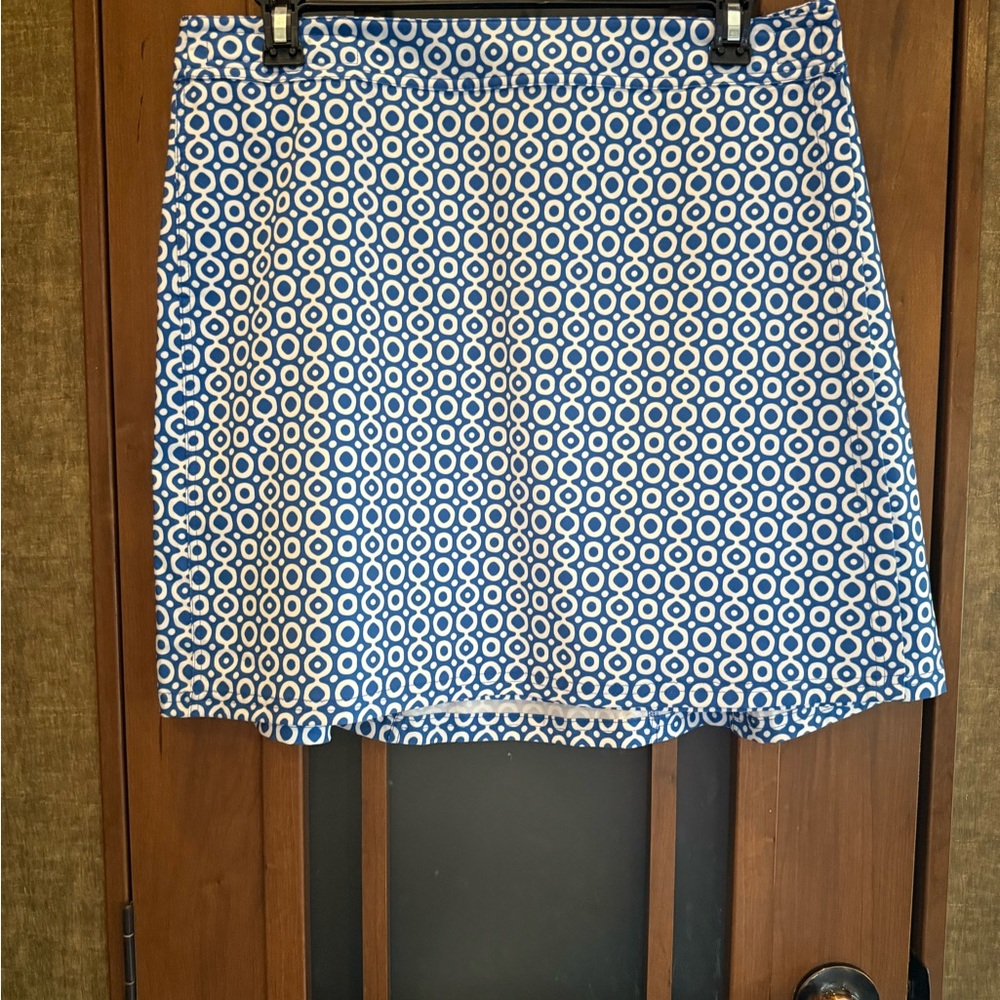 NWOT Ripskirt Hawaii Length 2 Dot Dot Dot Blue
